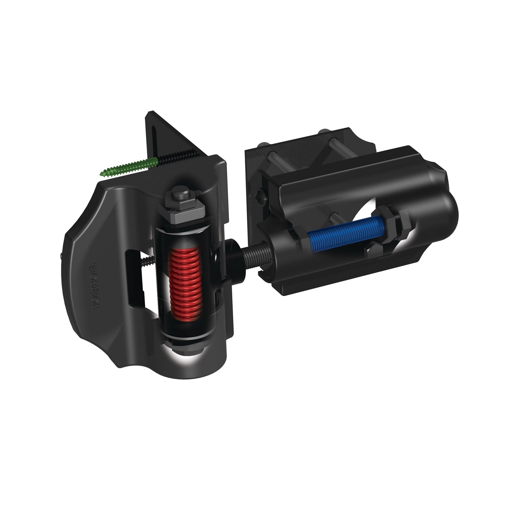 Contemporary Wrap Hinge - Heavy Duty-Hinges-BOL Hardware-FenceCenter