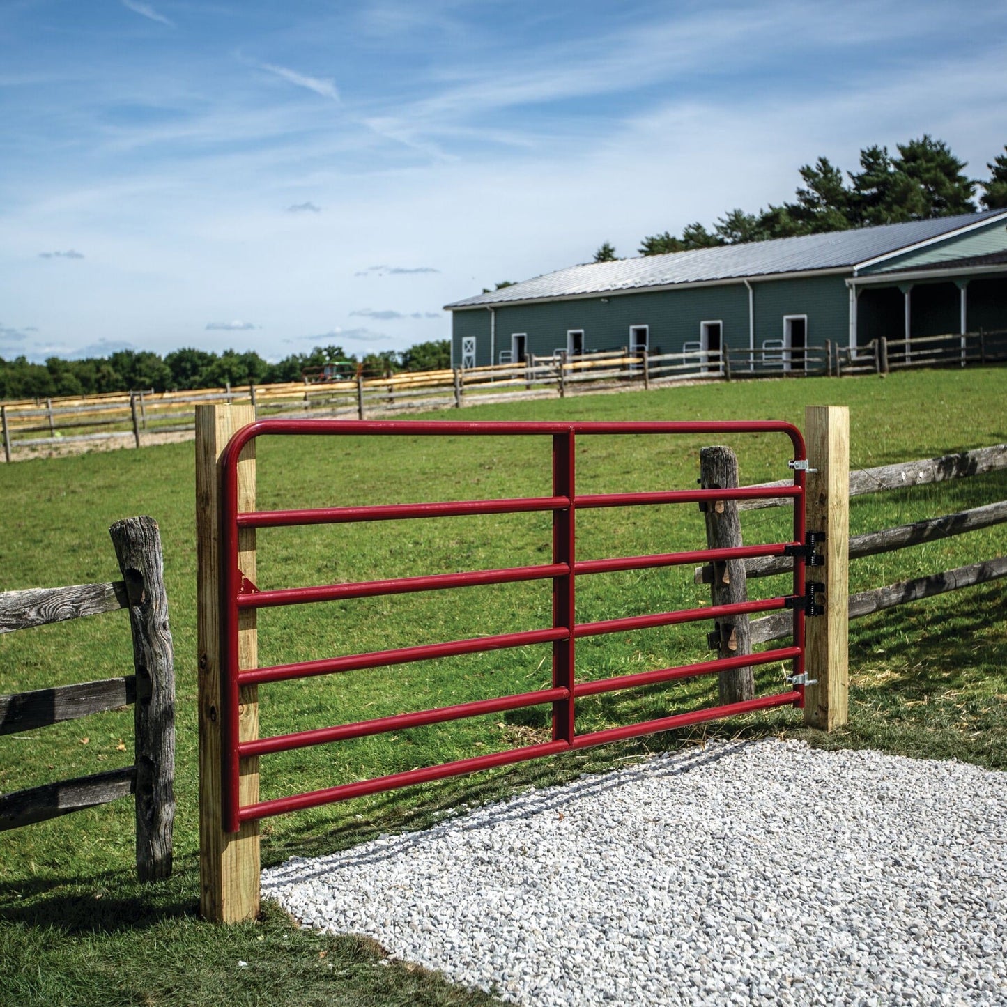 Chain Link/Farm Hinge - Heavy Duty-Hinges-BOL Hardware-Matte Silver-6-FenceCenter