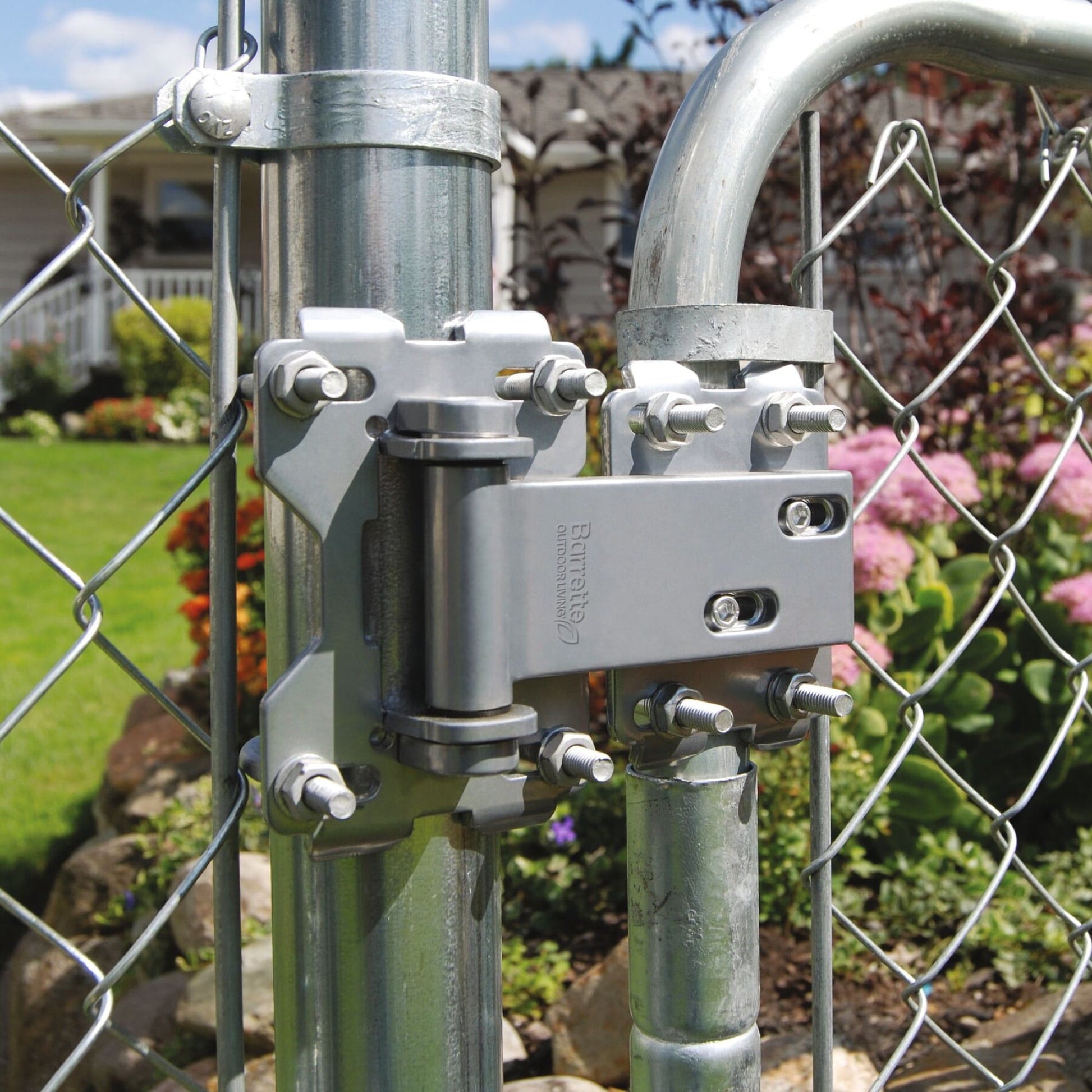 Chain Link/Farm Hinge - Standard-Hinges-BOL Hardware-Matte Silver-8-FenceCenter