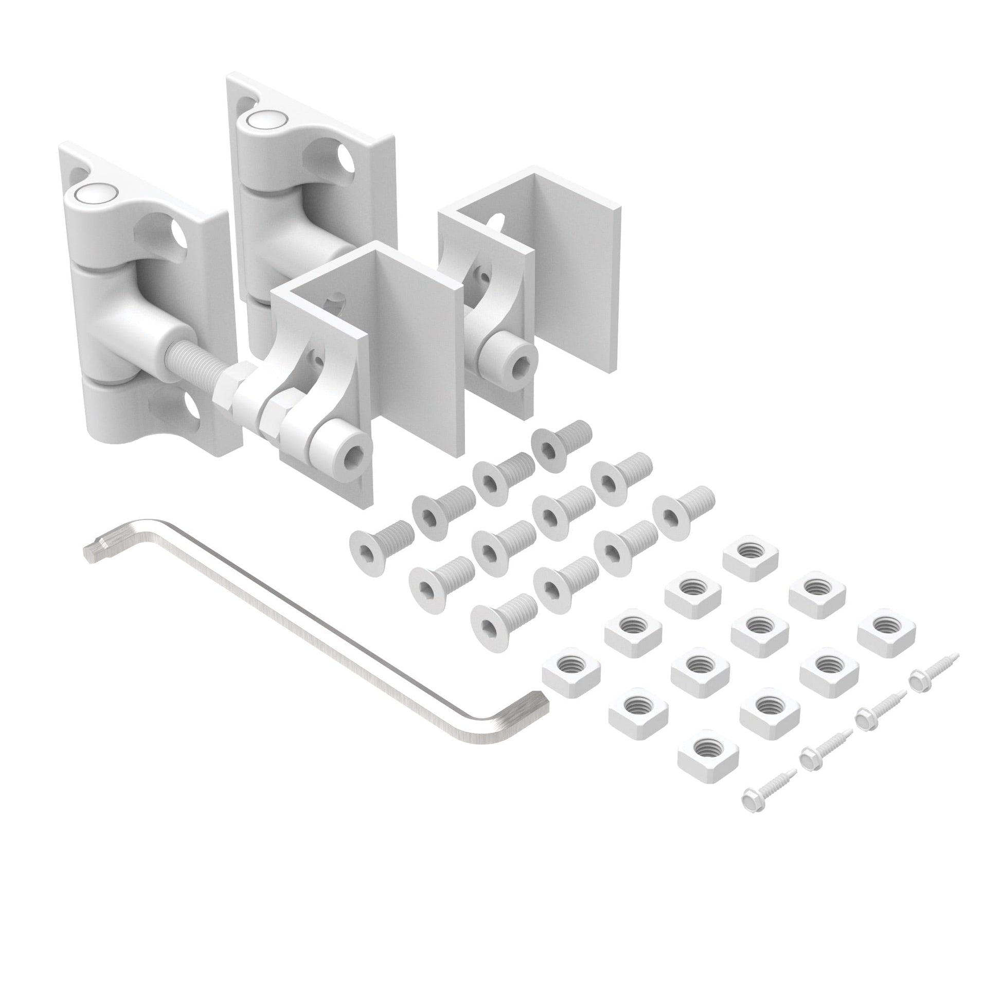 Estate Gate Hinge - 2" Upright-Hinges-BOL Hardware-FenceCenter