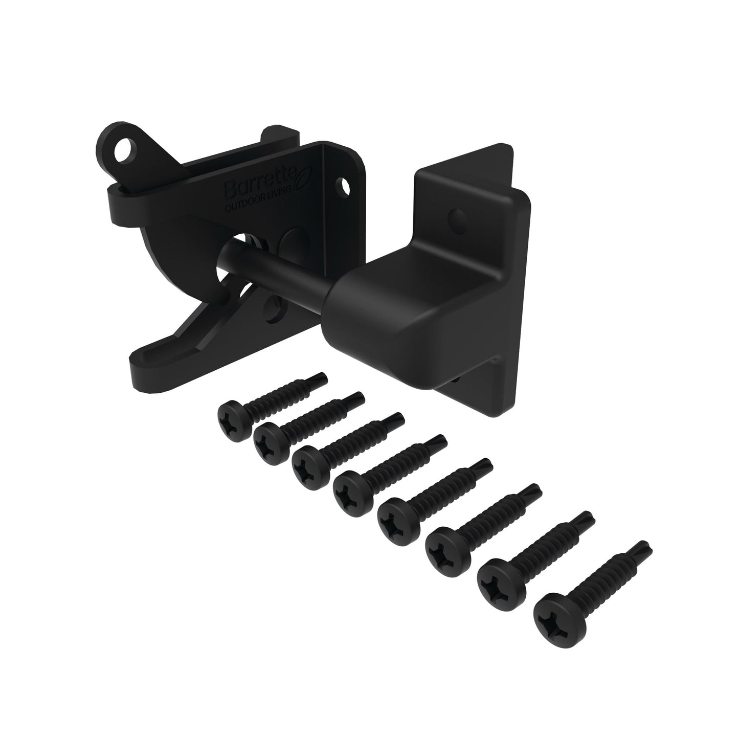 Gravity Latch-Latches-BOL Hardware-Black-48-FenceCenter