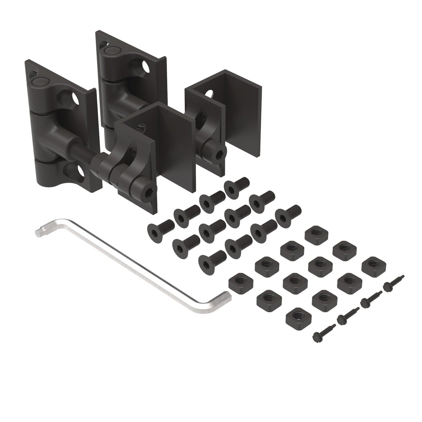 Estate Gate Hinge - 2" Upright-Hinges-BOL Hardware-FenceCenter