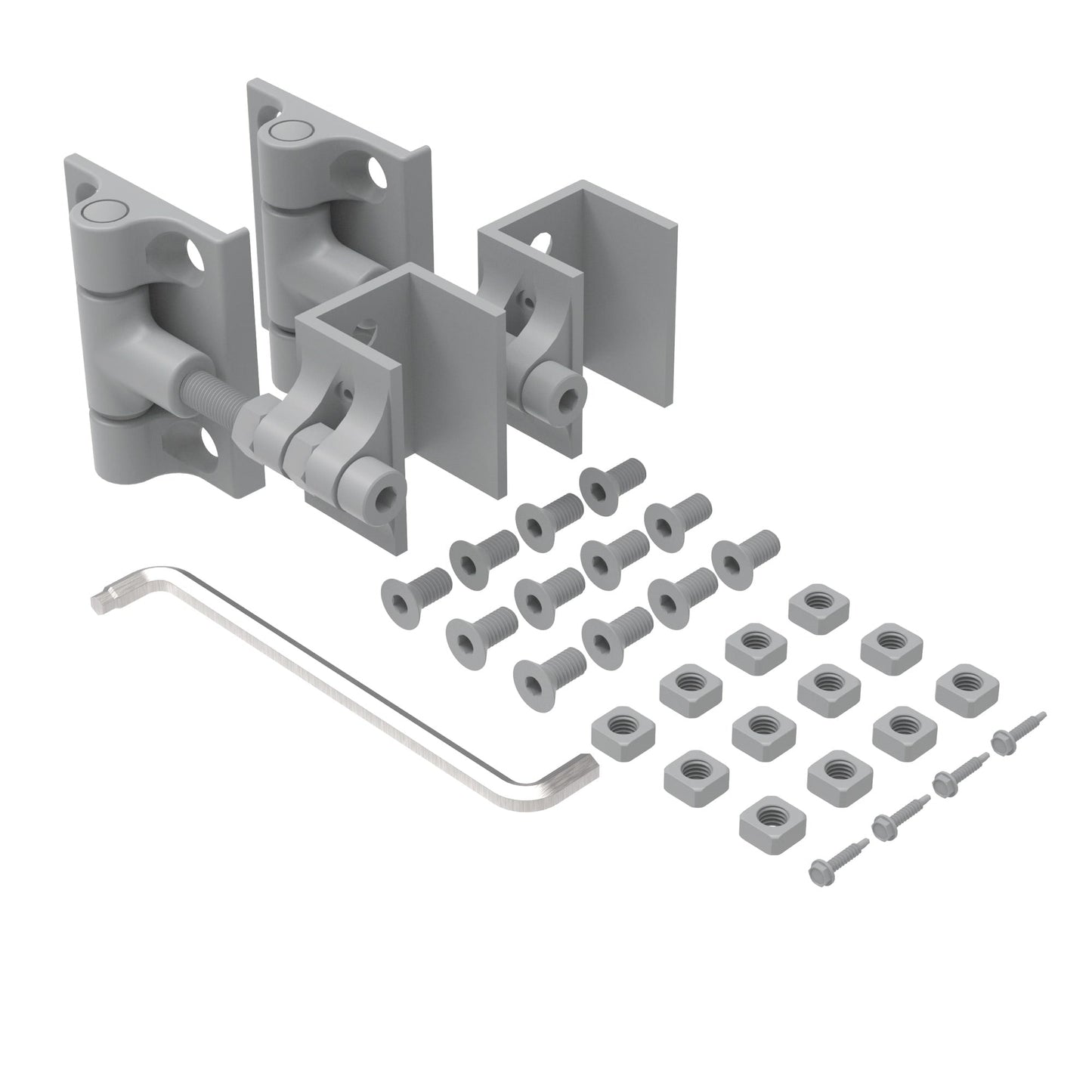 Estate Gate Hinge - 2" Upright-Hinges-BOL Hardware-FenceCenter