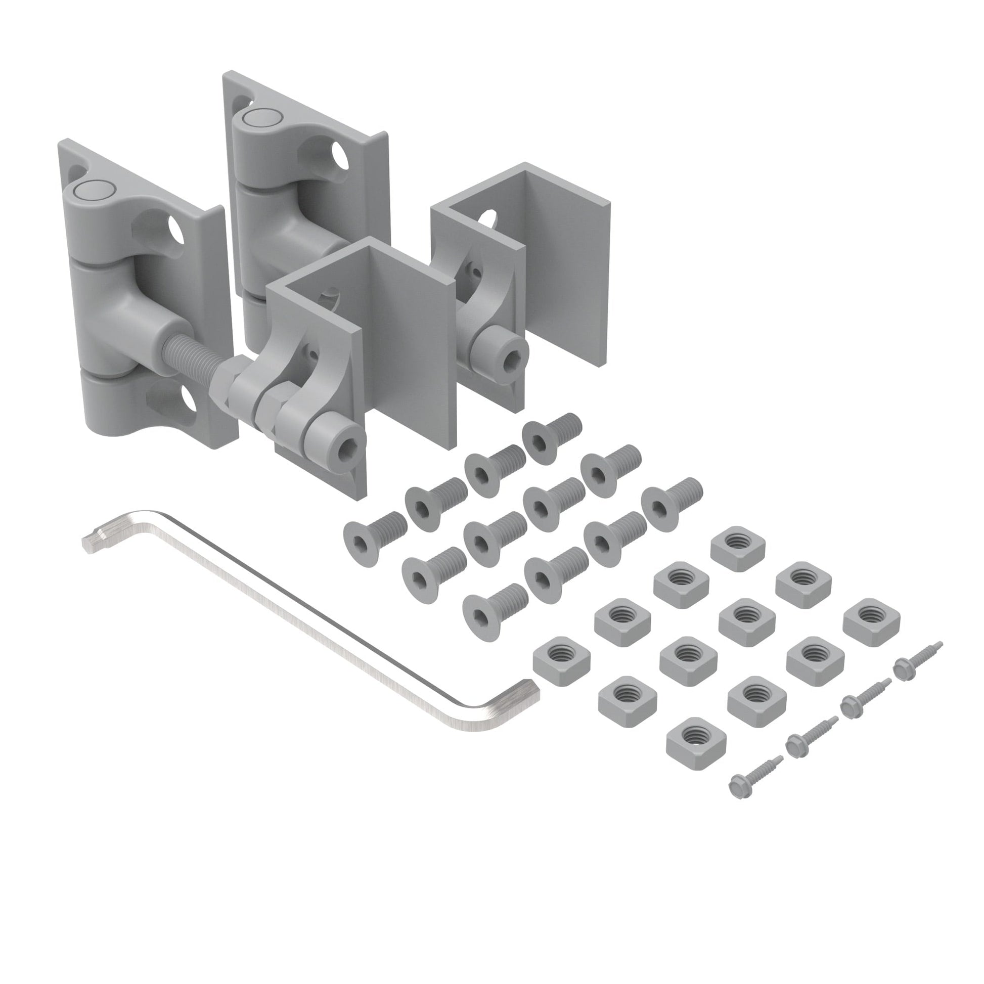 Estate Gate Hinge - 2" Upright-Hinges-BOL Hardware-FenceCenter
