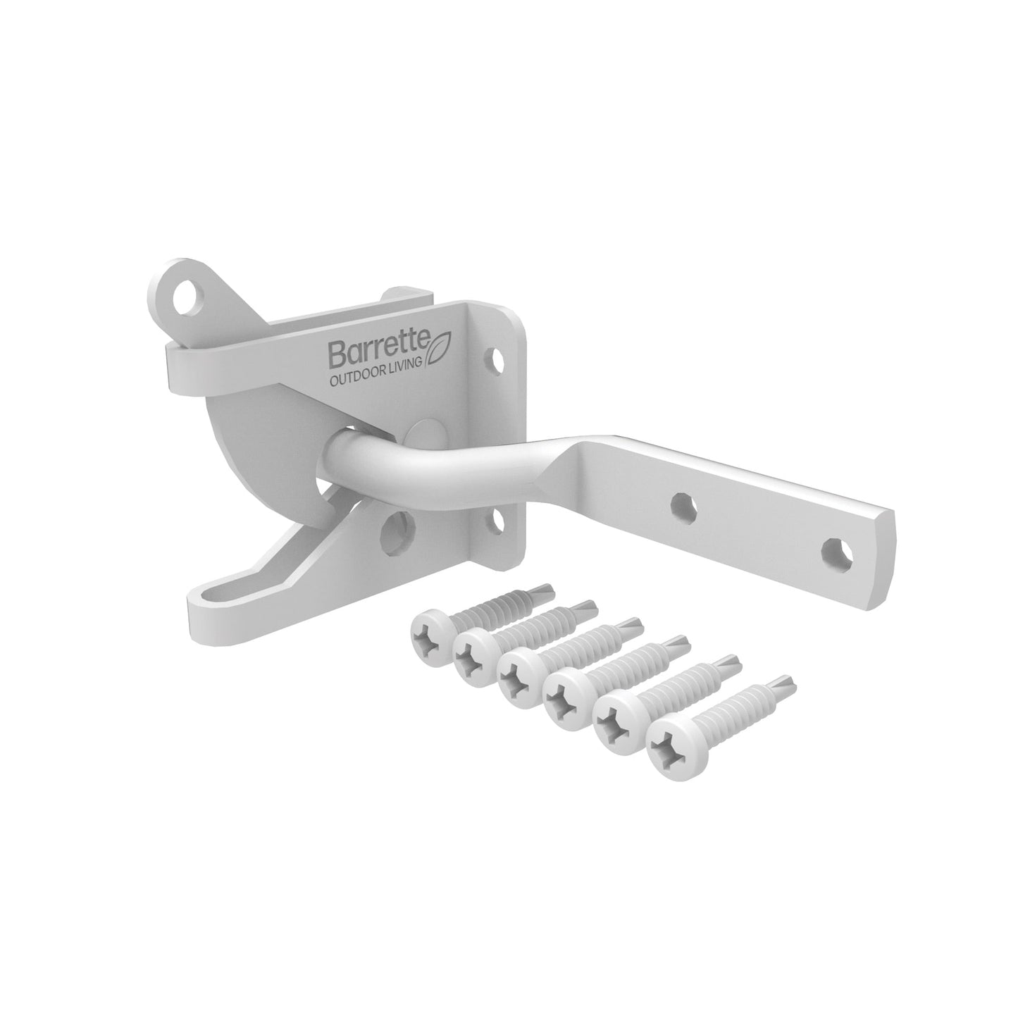 Gravity Latch-Latches-BOL Hardware-White-50-FenceCenter