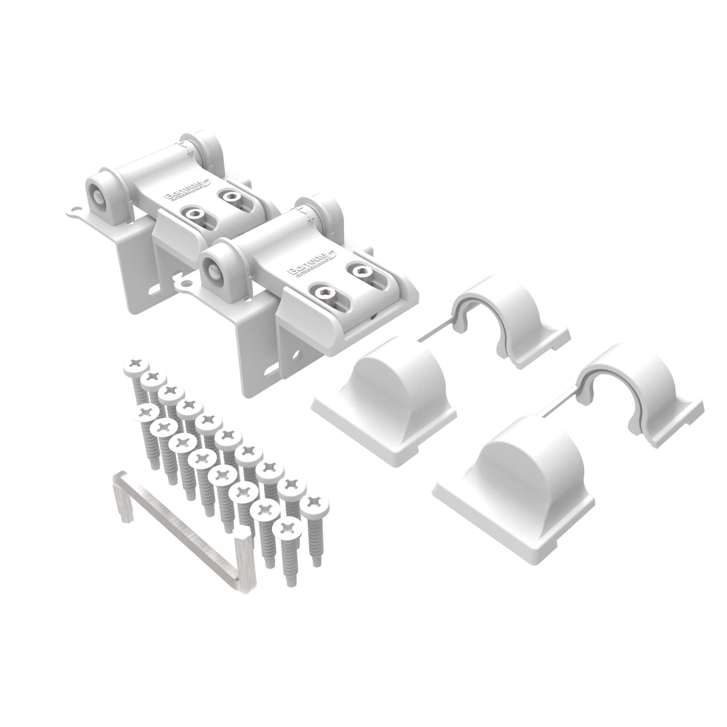 Modern Wrap Hinge - Standard-Hinges-BOL Hardware-FenceCenter