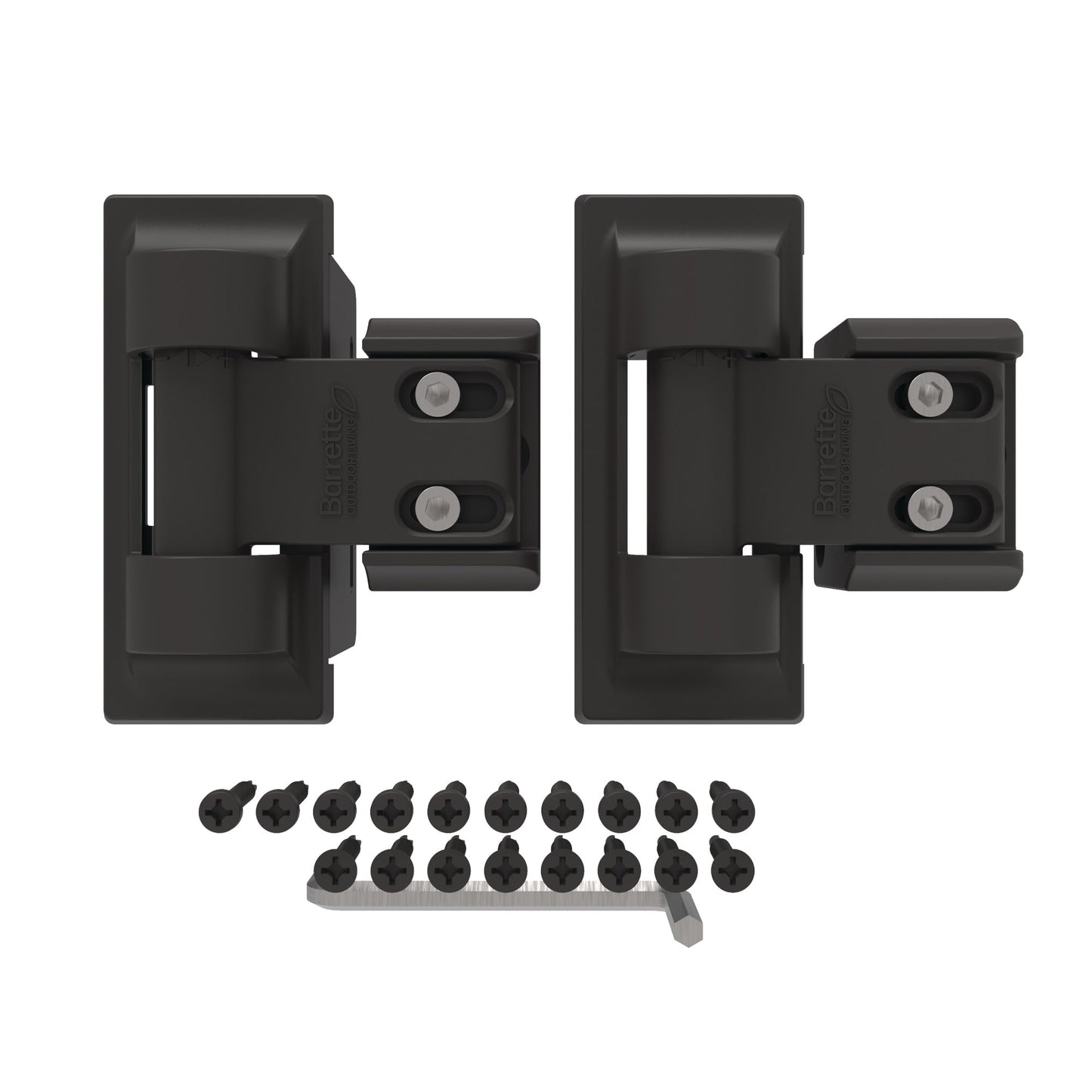 Modern Wrap Hinge - Standard-Hinges-BOL Hardware-FenceCenter