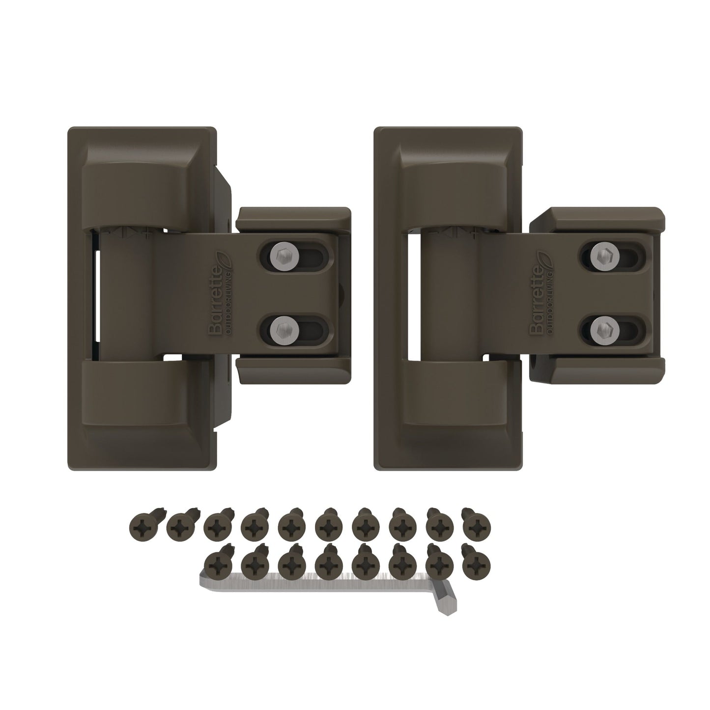 Modern Wrap Hinge - Standard-Hinges-BOL Hardware-FenceCenter
