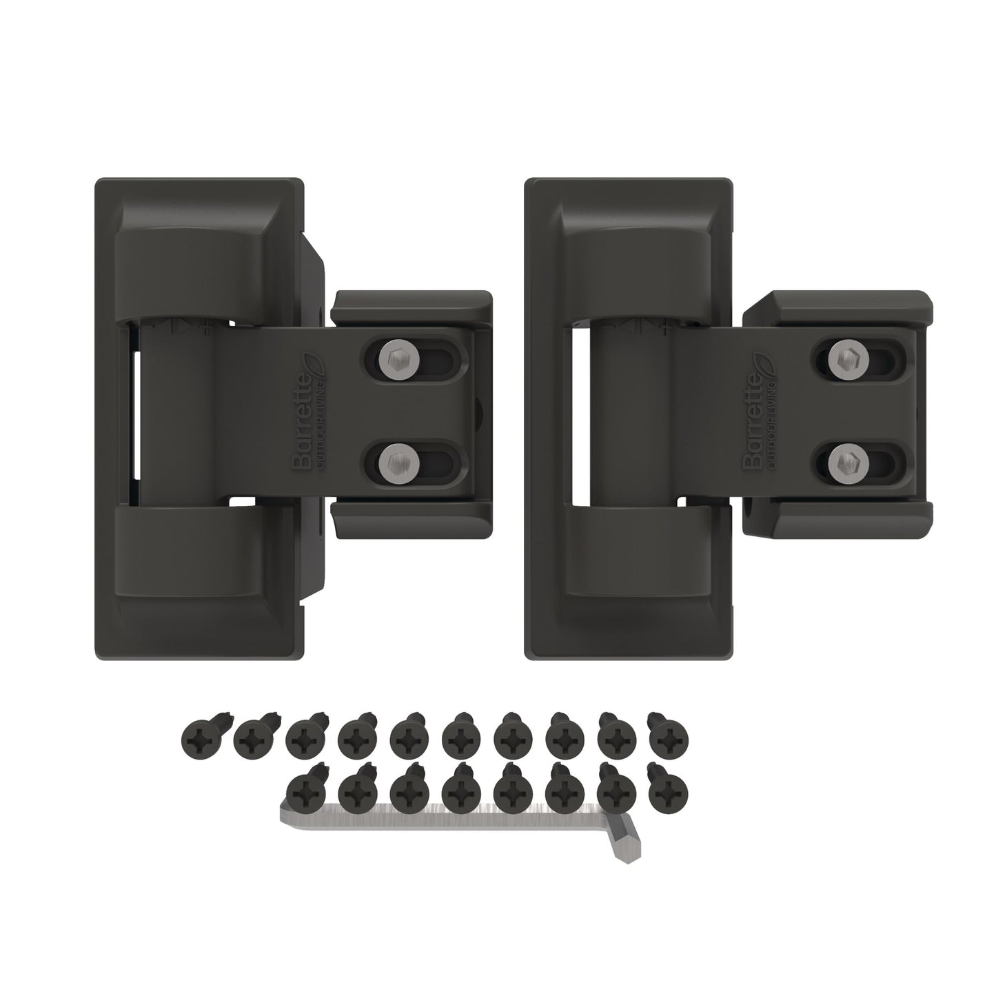 Modern Wrap Hinge - Standard-Hinges-BOL Hardware-FenceCenter