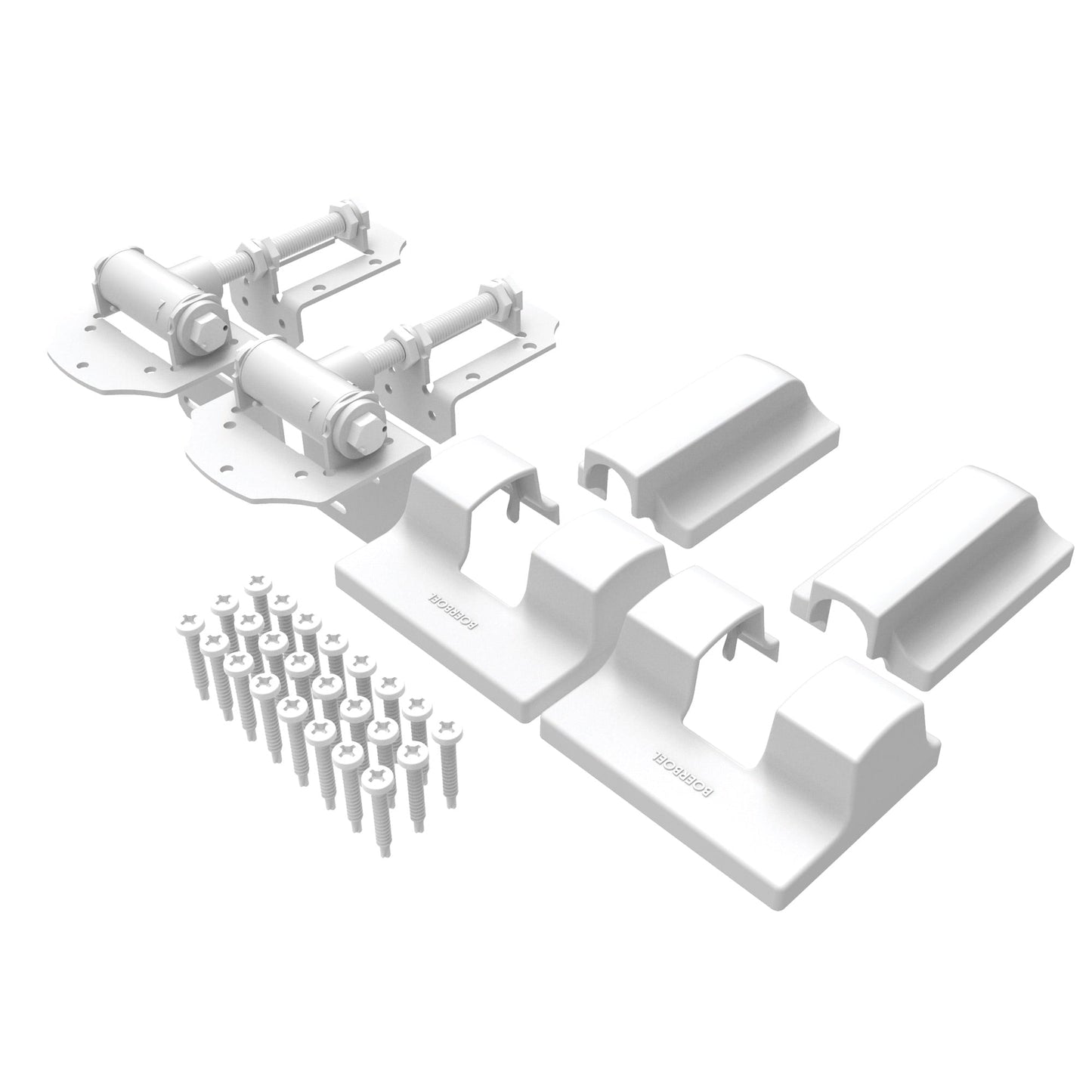 Modern Wrap Hinge - Heavy Duty-Hinges-BOL Hardware-FenceCenter