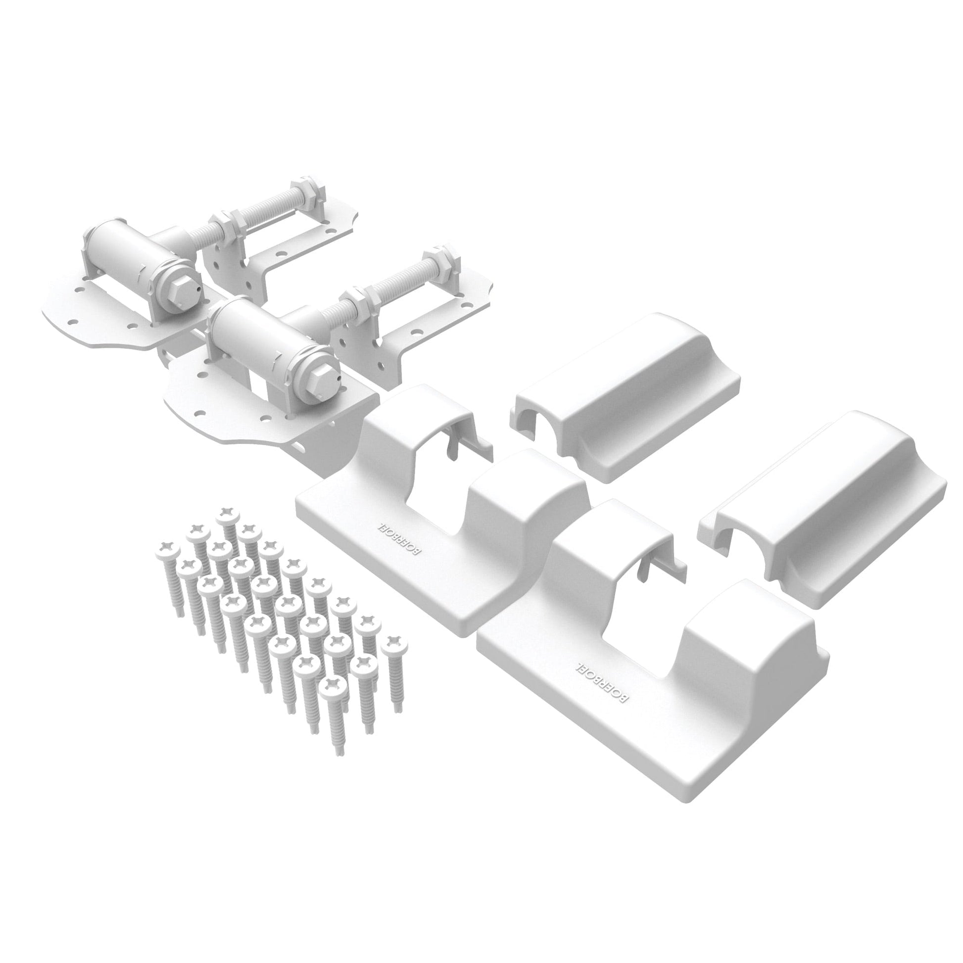 Modern Wrap Hinge - Heavy Duty-Hinges-BOL Hardware-FenceCenter