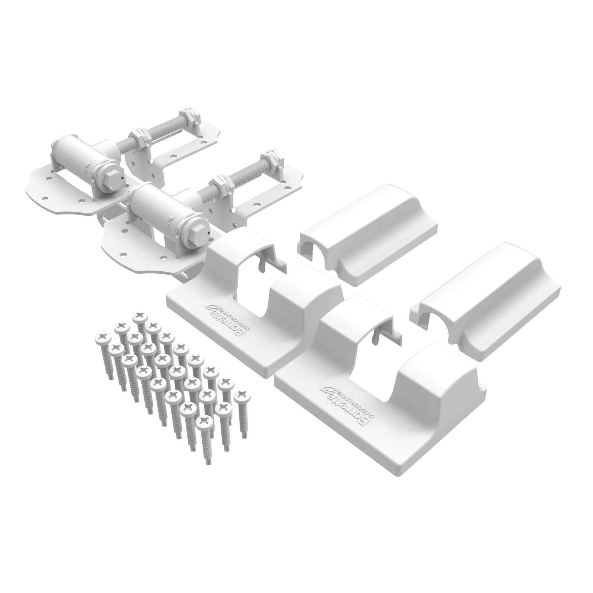 Modern Wrap Hinge - Heavy Duty-Hinges-BOL Hardware-FenceCenter