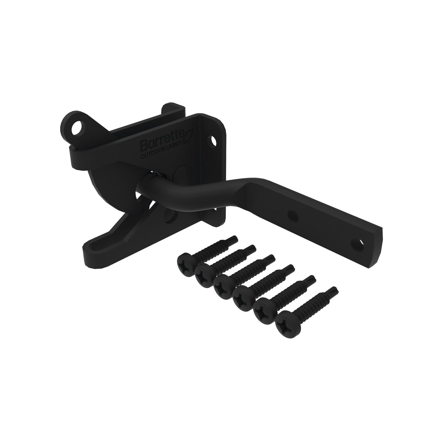 Gravity Latch-Latches-BOL Hardware-Matte Black-50-FenceCenter