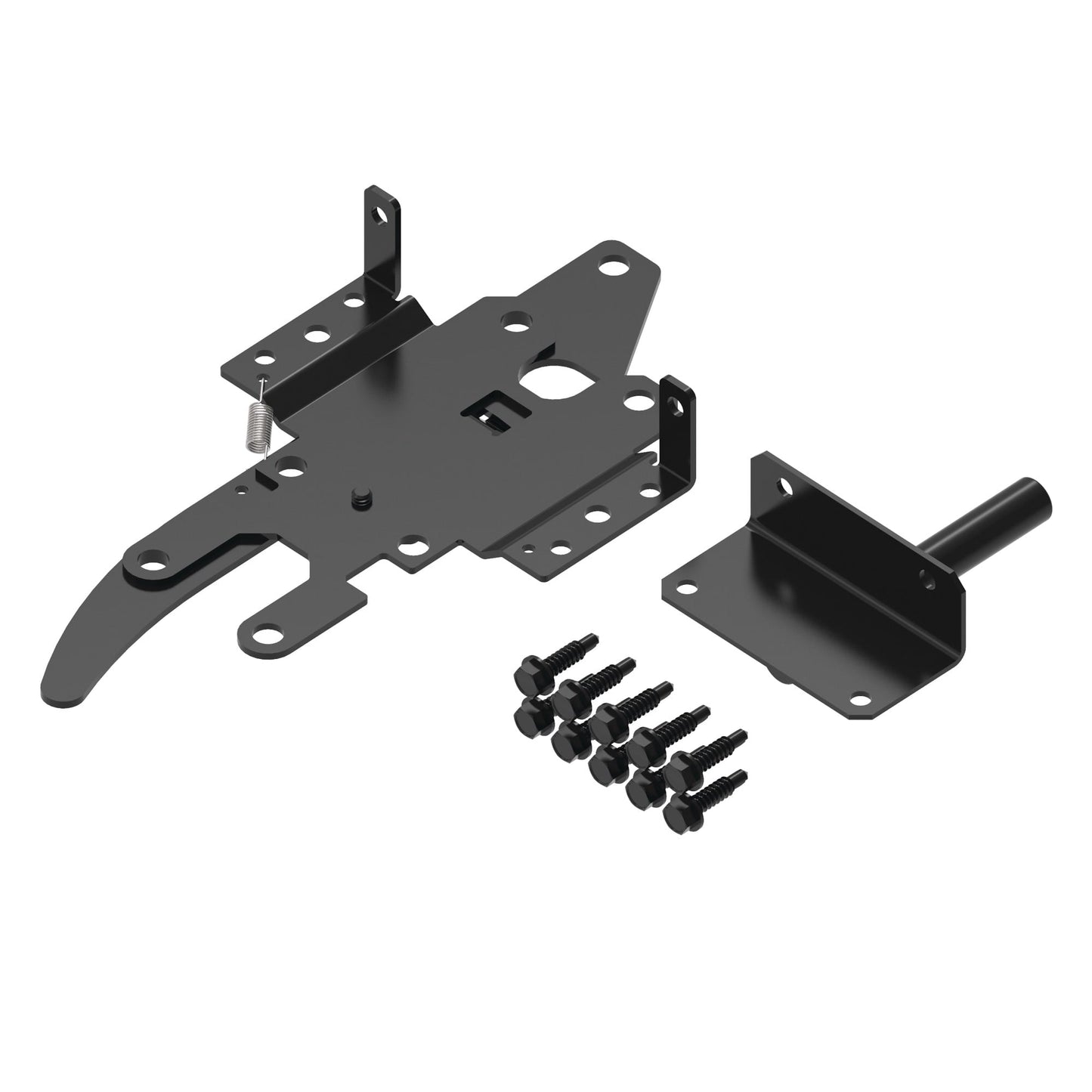 Post Latch - 5x5 Standard 2-Sided Locking-Latches-BOL Hardware-Black Stainless Steel-20-FenceCenter