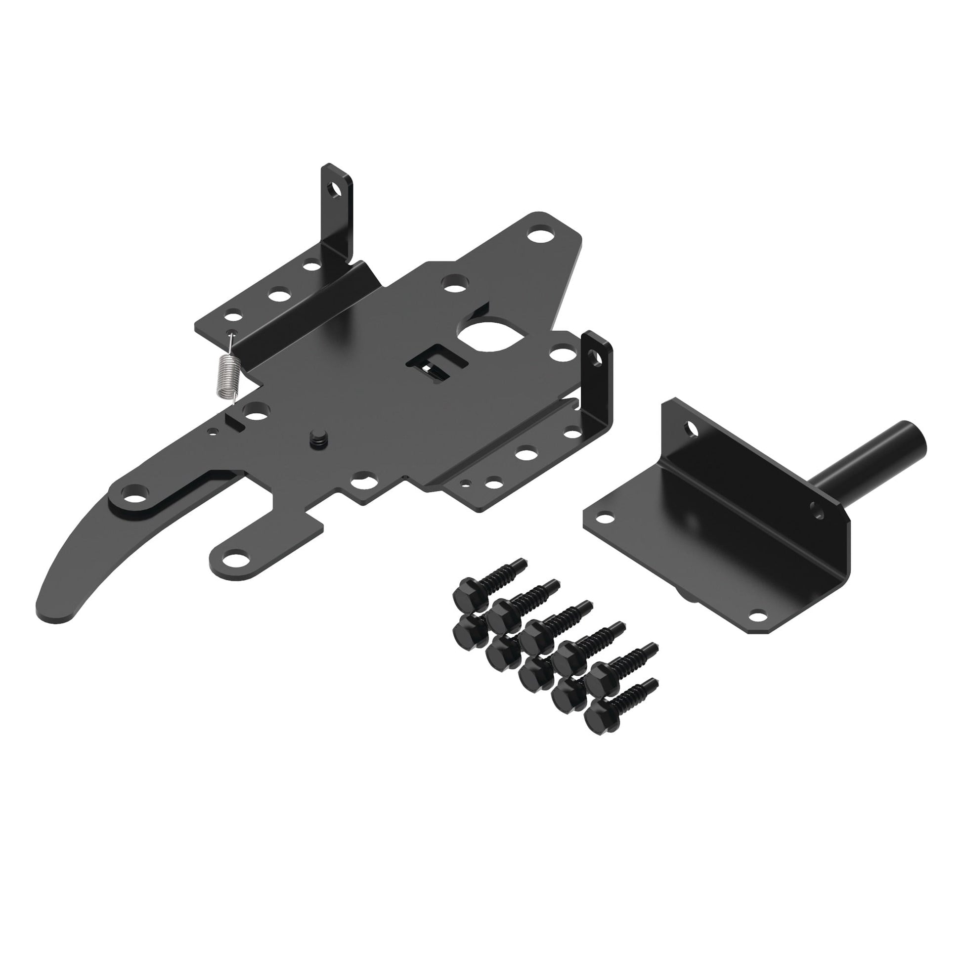 Post Latch - 5x5 Standard 2-Sided Locking-Latches-BOL Hardware-Black Stainless Steel-20-FenceCenter