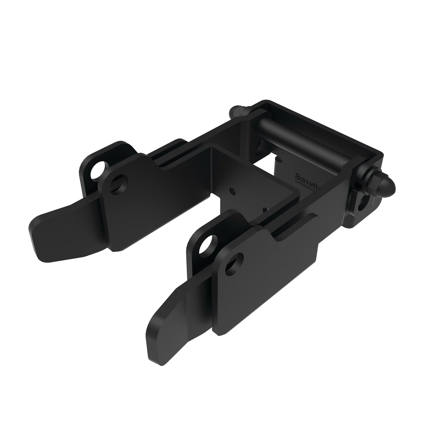 Standard Y-Latch - 2.5" Upright-Latches-BOL Hardware-Black-9-FenceCenter