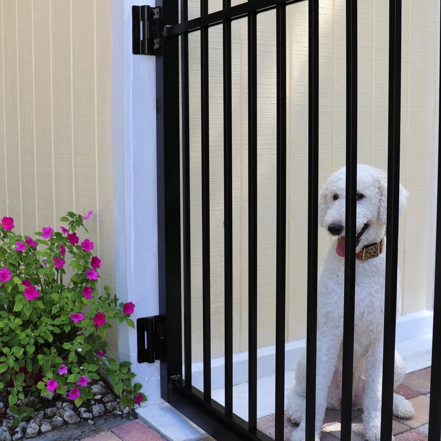 Butterfly Hinge - Flush Mount-Hinges-BOL Hardware-Black-12-FenceCenter