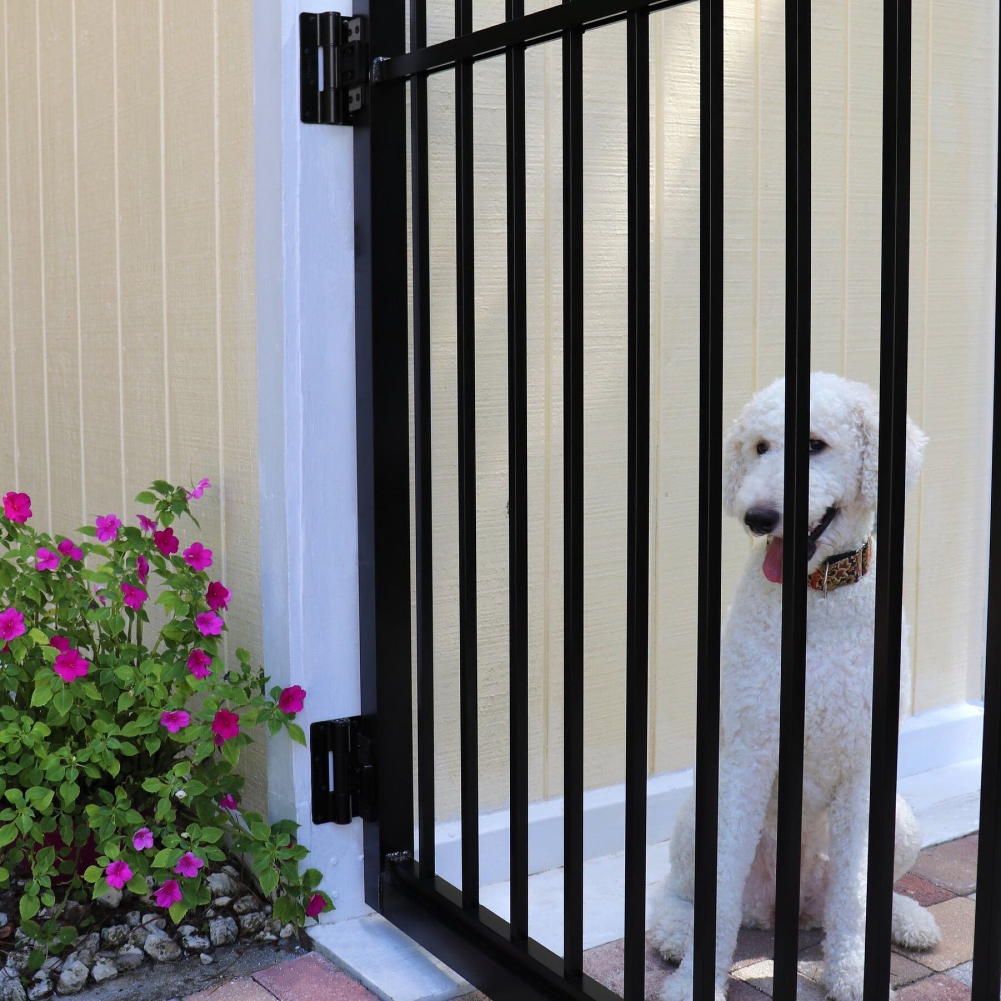 Butterfly Hinge - Flush Mount-Hinges-BOL Hardware-Black-12-FenceCenter