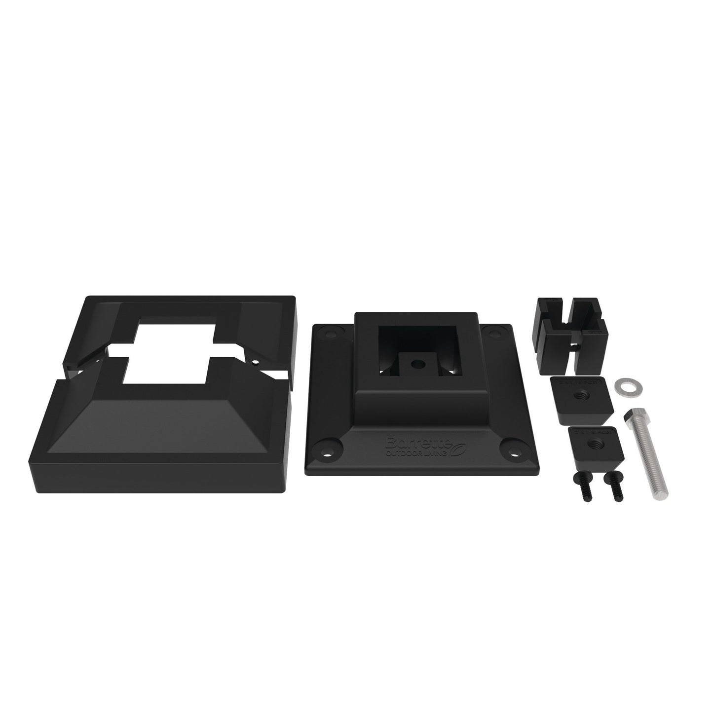 Surface Mount & Cover G2 - 2"-Accessories-BOL Hardware-FenceCenter
