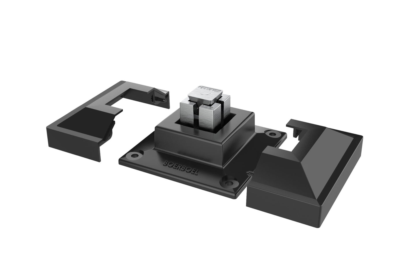 Surface Mount & Cover G2 - 2"-Accessories-BOL Hardware-FenceCenter