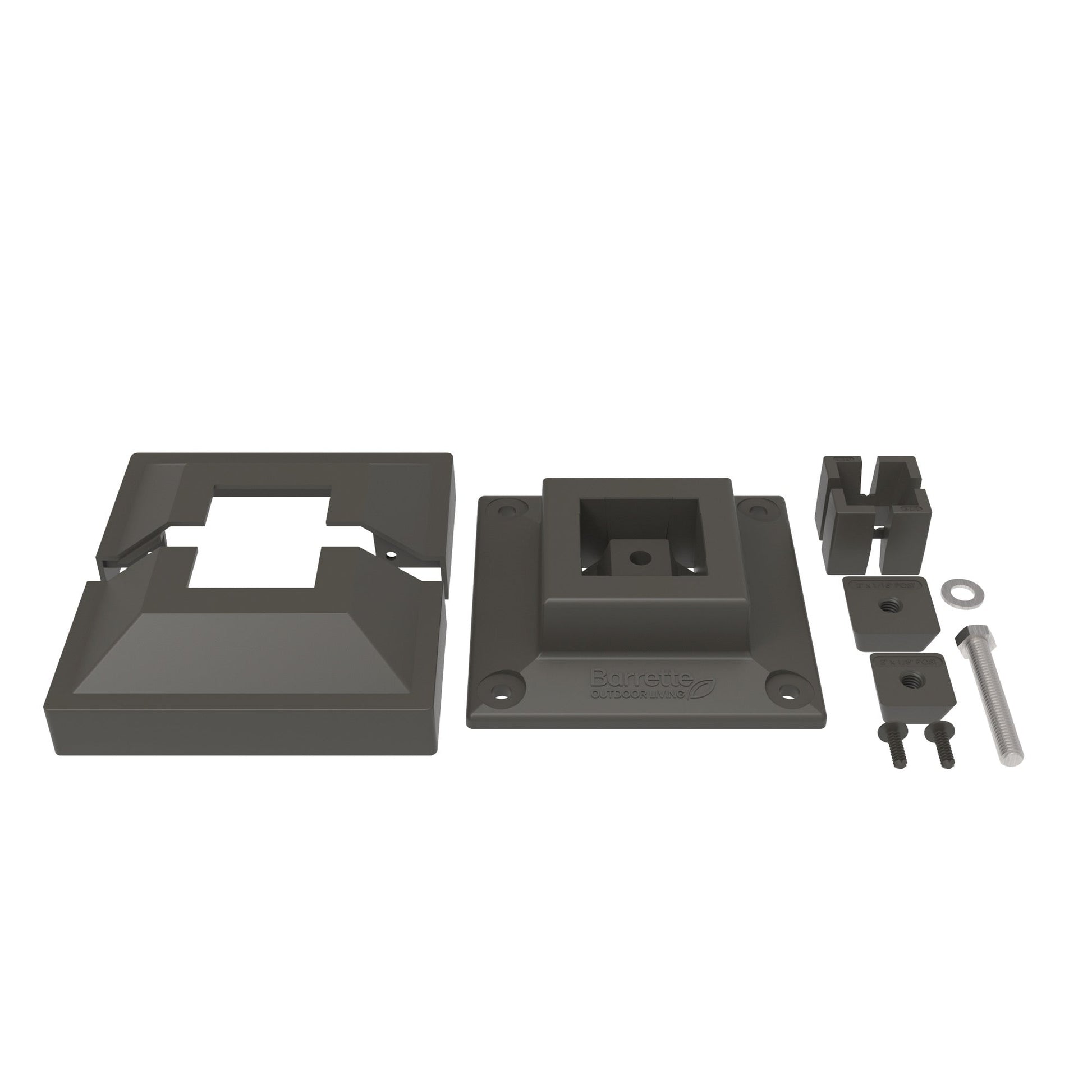 Surface Mount & Cover G2 - 2"-Accessories-BOL Hardware-FenceCenter