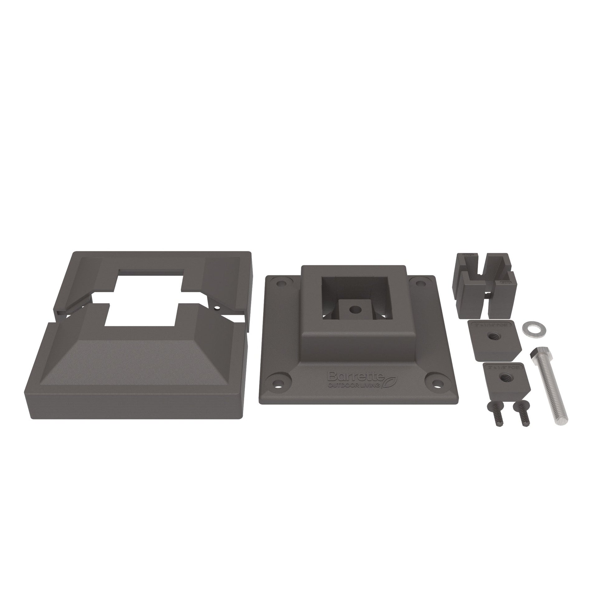 Surface Mount & Cover G2 - 2"-Accessories-BOL Hardware-FenceCenter