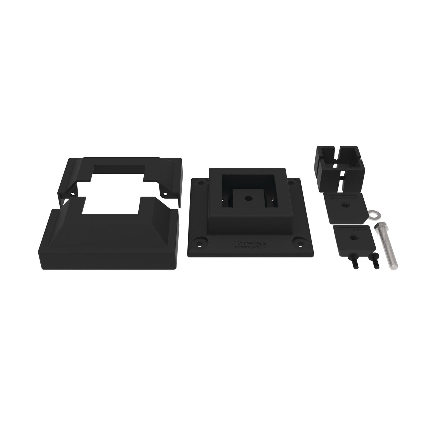 Surface Mount & Cover G2 - 2.5"-Accessories-BOL Hardware-FenceCenter