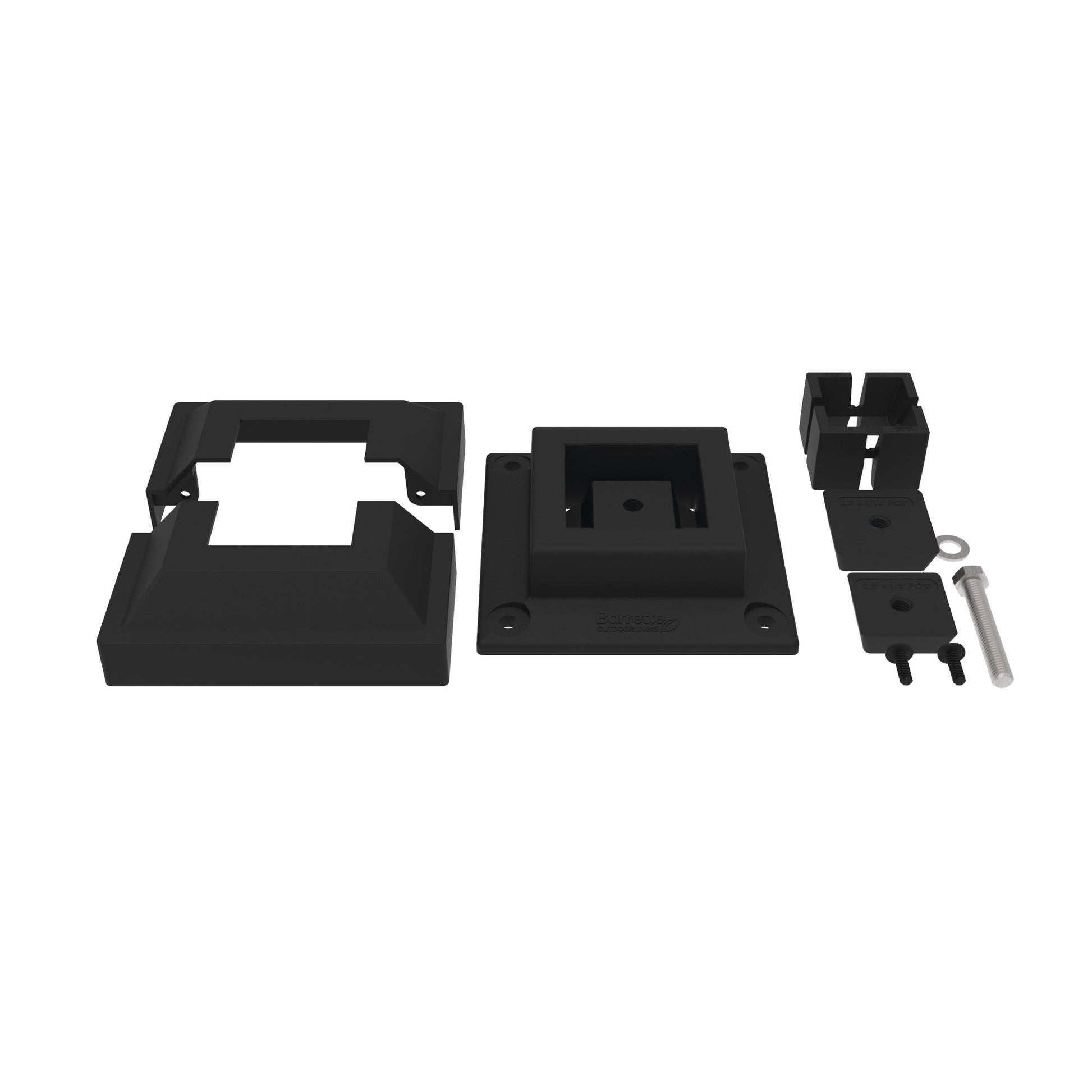 Surface Mount & Cover G2 - 2.5"-Accessories-BOL Hardware-FenceCenter