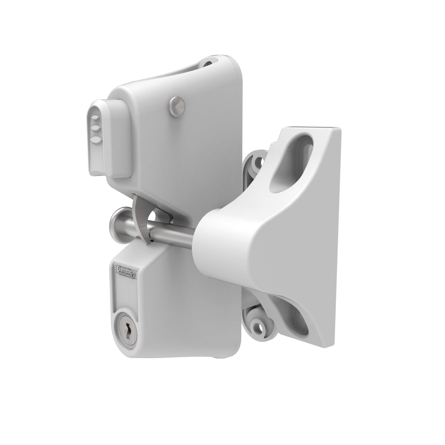Gravity Latch - Two Sided Locking-Latches-BOL Hardware-White-32-FenceCenter