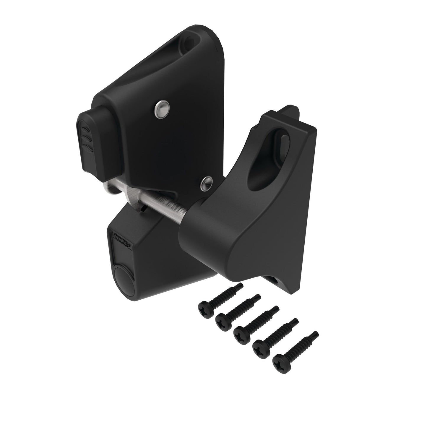 Gravity Latch - Decorative-Latches-BOL Hardware-Black-48-FenceCenter