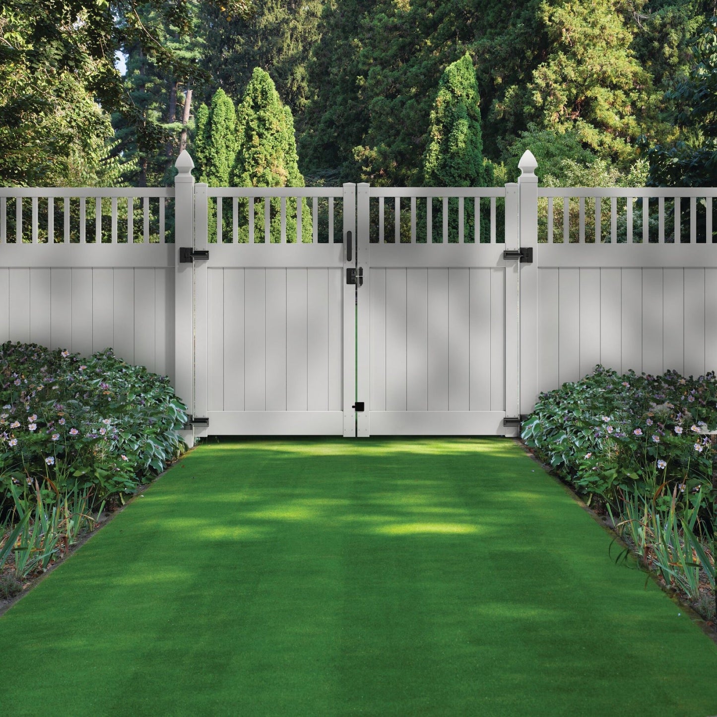 Gravity Latch - Decorative-Latches-BOL Hardware-Black-48-FenceCenter