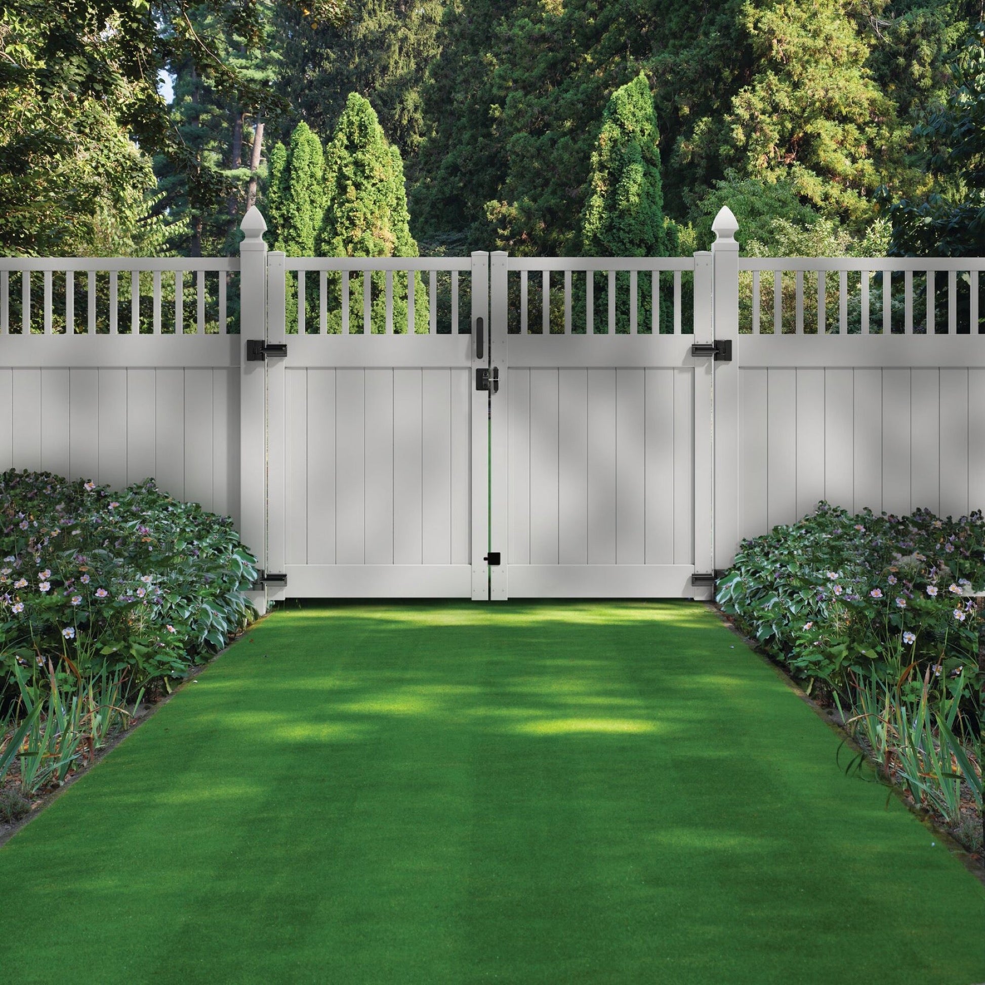 Gravity Latch - Decorative-Latches-BOL Hardware-Black-48-FenceCenter